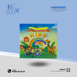 Yến sào Khánh Hòa HGnest Kids Vani 33% Lọ 70ml (Lốc)