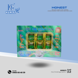 Yến sào Khánh Hòa HGnest chưng Nhân sâm 33% Lọ 70ml (Hộp quà)